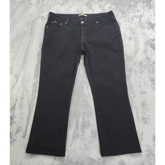 Vintage Riders Jeans Womens 22W/30 Black High Rise Bootcut Stretch Denim 157400L - Picture 1 of 11